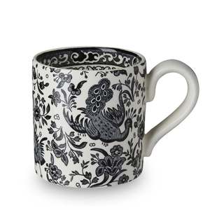 Burleigh: Black Regal Peacock Mug 284ml