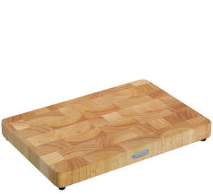 Zassenhaus: Chopping Block End Grain Rubberwood 45X30X4.5CM