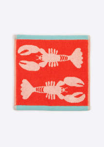 For Kids: Lobster Organic Cotton Face Cloth