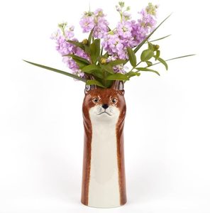 Quail: Fox Flower Vase Large