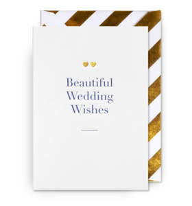 Greeting Cards: Beautiful Wedding Wishes- Card