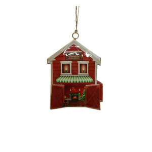 Christmas: Santas Workshop Hanging House