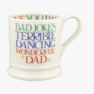 Half Pint Mug: Half Pint Mug Rainbow Toast Wonderful Dad