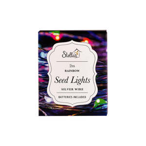 Home Away From Home: 2M Silver RNB 20 LED Seed Lights