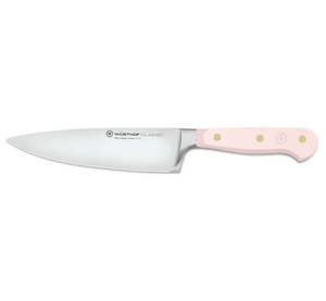 Valentines Day: Classic Chefs Knife Pink Himalayan Salt (16cm)