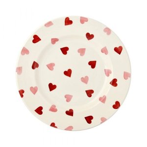 Pink Hearts 8 1/2" Plate