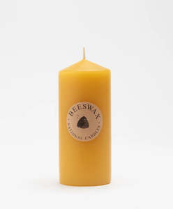 Mid Winter Christmas: Bees Wax Pillar Candle 65x150mm