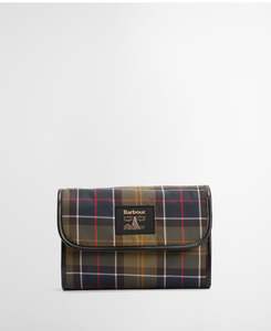 Barbour Tartan Hanging Wash Bag - Classic