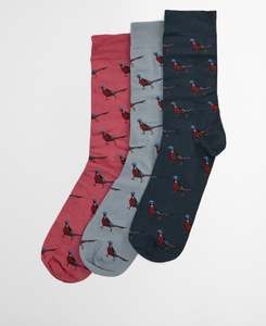 Barbour Pheasant Socks Gift Box
