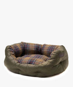 Barbour: Barbour Quilted Dog Bed 24" Olive