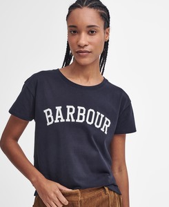Barbour Northumberland Classic T-Shirt Navy/White