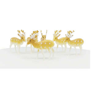 Baking: Reindeer Plastic Cake Toppers
