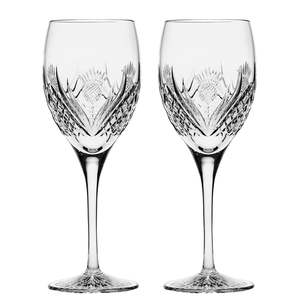 Scottish Thistle Large Wine Set 2