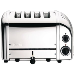 Kitchen Appliances: Dualit 4  Slice S/S Toaster