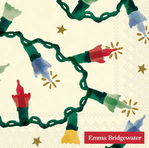 Emma Bridgewater: Fairy Lights Cream Cocktail Napkins