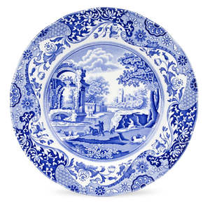 Spode: Blue Italian Plate 23cm