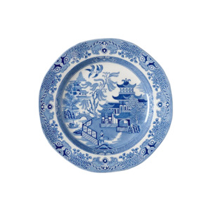 Tableware: Torquay Blue Willow Plate 19cm