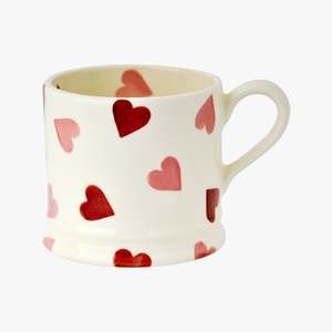 Small Mug Pink Hearts