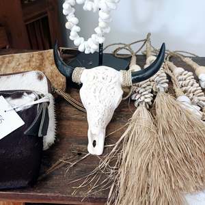 New Arrivals: Small Resin Skull (Available in Natural or Black)