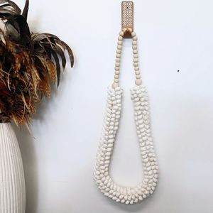 New Arrivals: White Solid Shell Wall Hanging