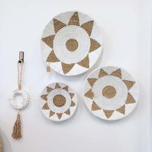 Handwoven Rattan Cluster