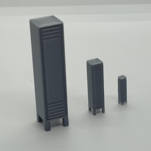 Factory / School Locker [Colour: Silver] [Scale: O]