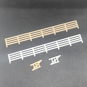 Farm Wooden Fences & Gates [Colour: Wood] [Scale: HO] [Type: Fence]