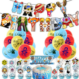 One Piece Birthday Balloon Party Decoration Home Sweet Party
