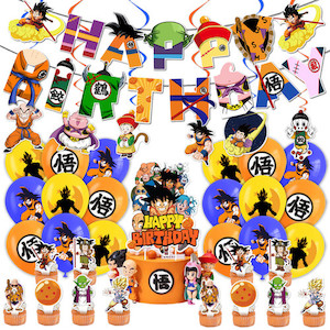 Products: Dragon Ball Goku Birthday Balloon Party Decoration Home Sweet Party