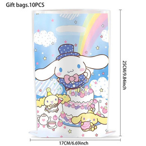 Products: Sanrio Cinnamoroll Birthday Party Bag Loot Bag Candy Treat Bag Return Gift Home Sweet Party