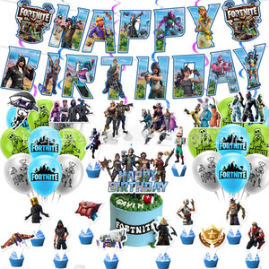 Products: Trending Fortnite Game Birthday Balloon Party Decoration Home Sweet Party