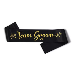 Team Groom Groom to Be Sash Wedding Hens Bachelor Stag Night Party Home Sweet Party