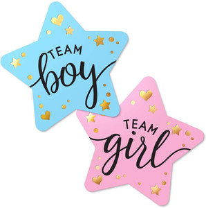 Gender Reveal Baby Shower Party Team Boy Team Girl Game Home Sweet Party