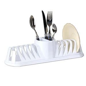 Kitchen Accessories: Kitchen - Drainer Rack with Utensil Holder and Base