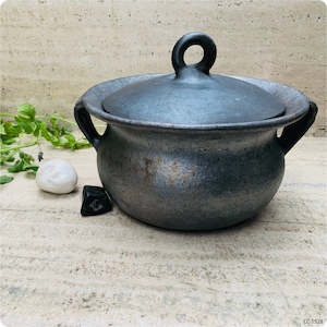 Earthenware: Earthenware - Cooking Pot with Lid Longi Pottery (Small)