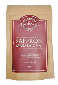 Herbal Tea - (Tea Heaven) Saffron Masala Chai Loose Leaf  (100gm) Reduced to Clear