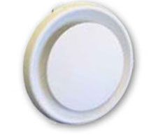 Ceiling Diffuser – Cone – Round White Plastic