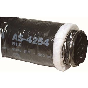 Insulated R1.0 Duct 200mm x 3m Yellow
