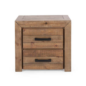 Bedroom Furniture: Raglan 2 Drawer Bedside
