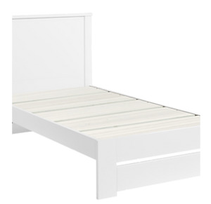 Bedroom Furniture: Cosmo Bed Frame & Storage HB King Single