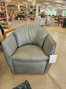 Dining Furniture: Shelly Swivel Chair Duck Egg Blue