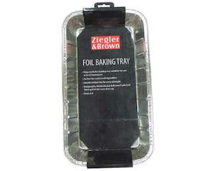 Outdoor Furniture Bbqs: Z & B Foil Baking Trays 6 Pack