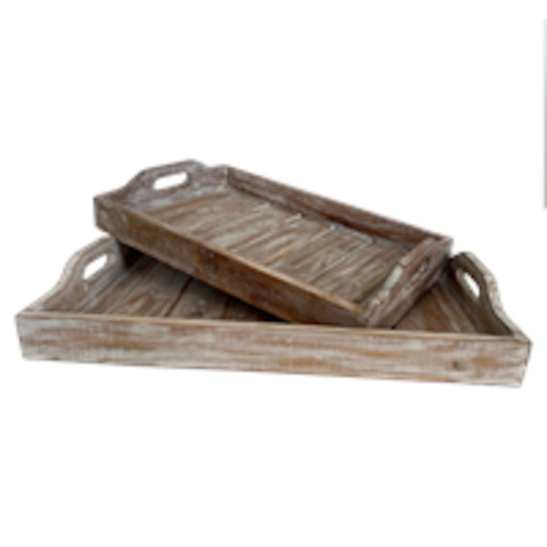 Parnell: Butlers Tray White Wash Large