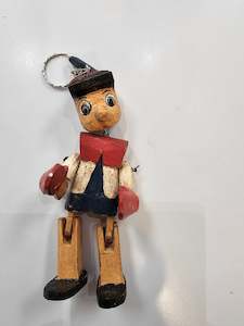 Pinocchio Hanging Keyring