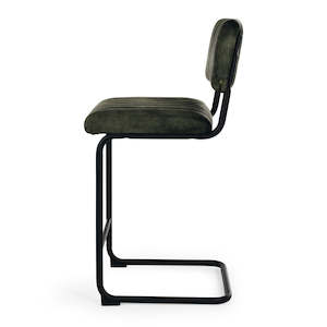 Halo barstool Velvet Moss