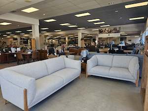 Furniture Republic: Frankie 3+2 Seater Cream