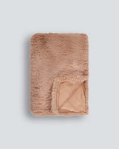 Throws: Mulberi Pele Throw - Toasted Coconut