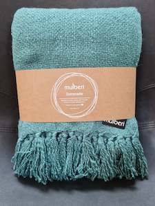 Mulberi  Serenade Throw - Mineral Blue