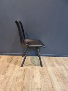 Chair: Rustic Dining Chair Black