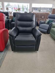 Newman Manual Recliner Black